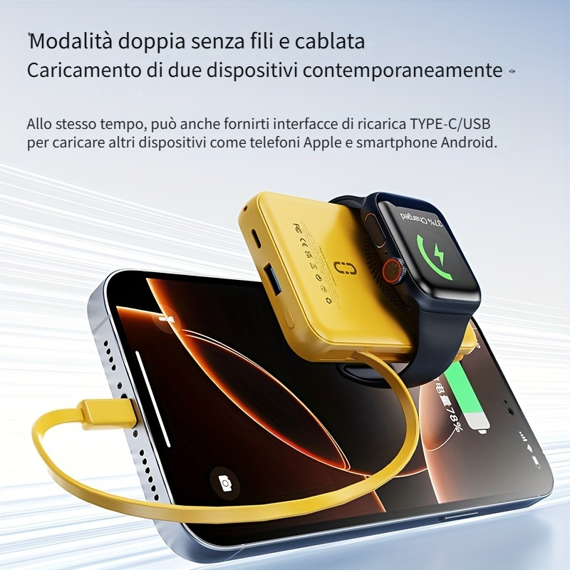 Power Bank 10000mAh, Magnetico Wireless Portatile Powerbank - Foto 9