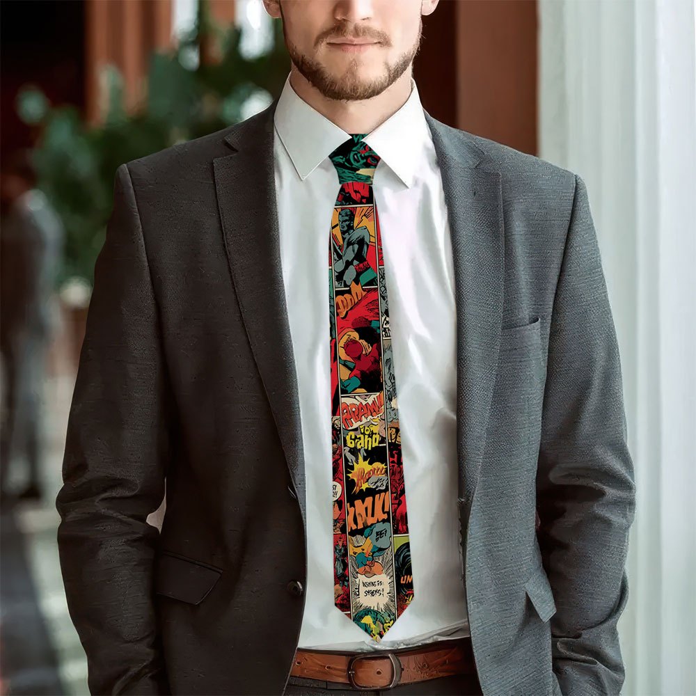 superhero necktie