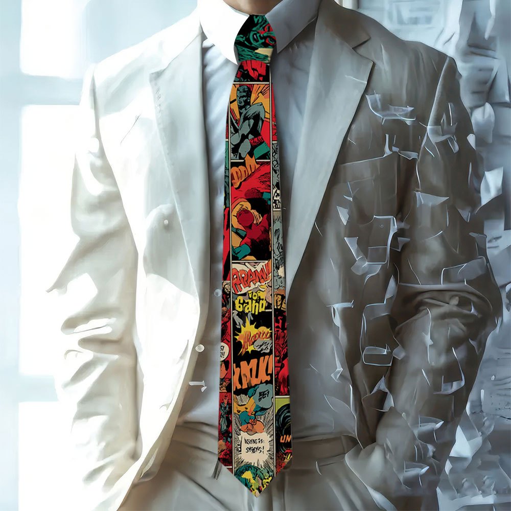 superhero necktie