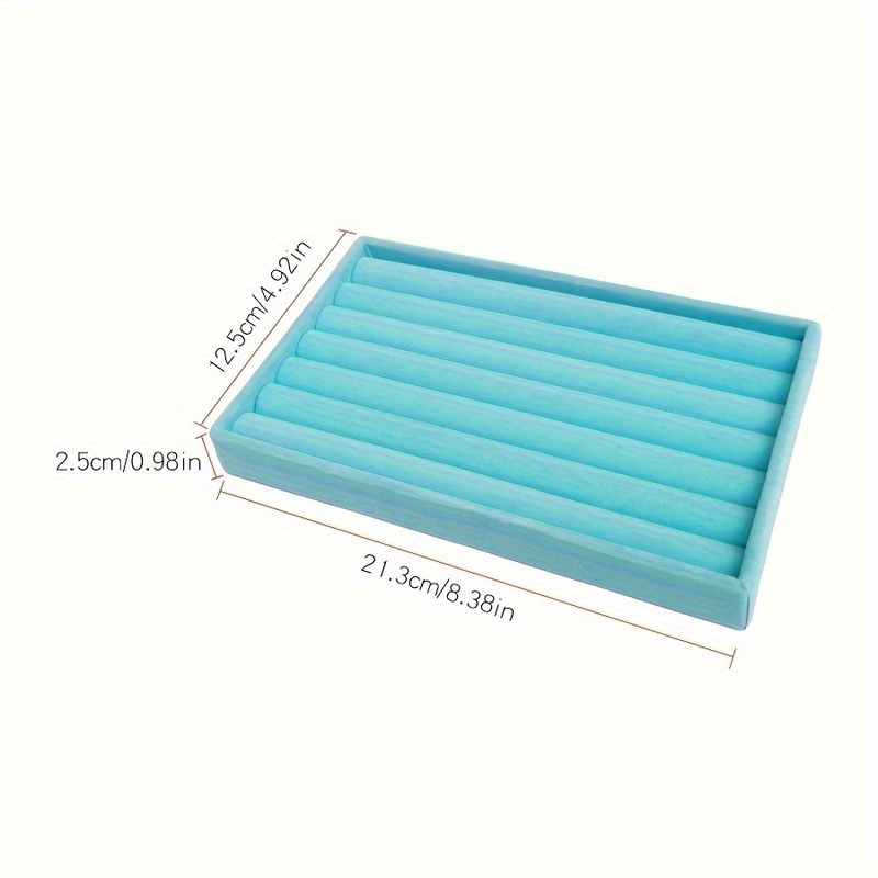 8pcs Wood Stackable Jewelry Tray Set for Organizing