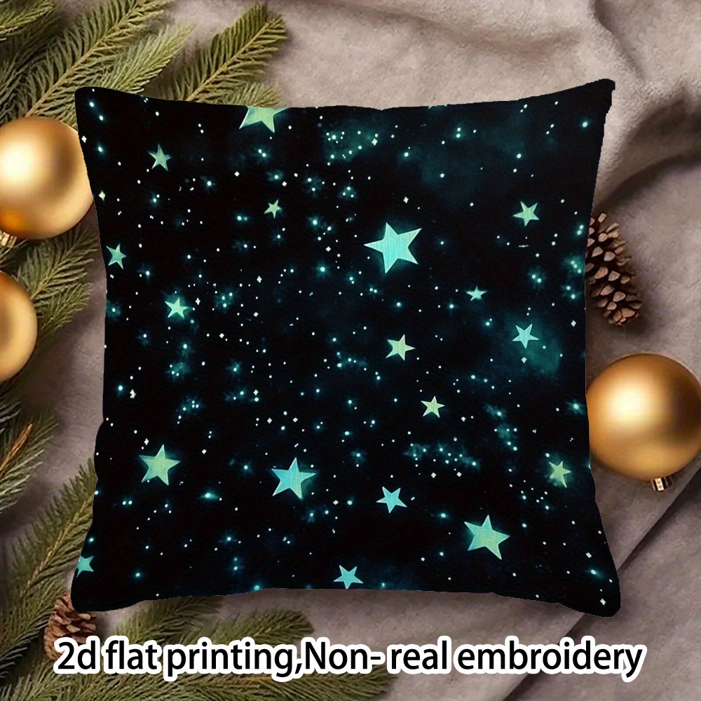 TEMU 1 -the- Pillowcase - Double-sided Print , 45.72x45.72cm Soft Plush Cushion Cover With Zipper, Machine Washable, Suitable For Living Room,