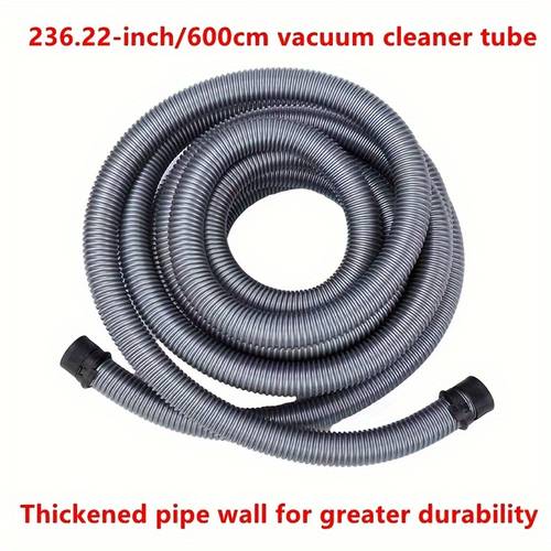 heavy duty silver vacuum hose with durable vinyl wall ideal for grinders and dust collection 393 7 inches 1000cm vacuum cleaning accessory durable vacuum hose reinforced construction vacuum cleaner hose