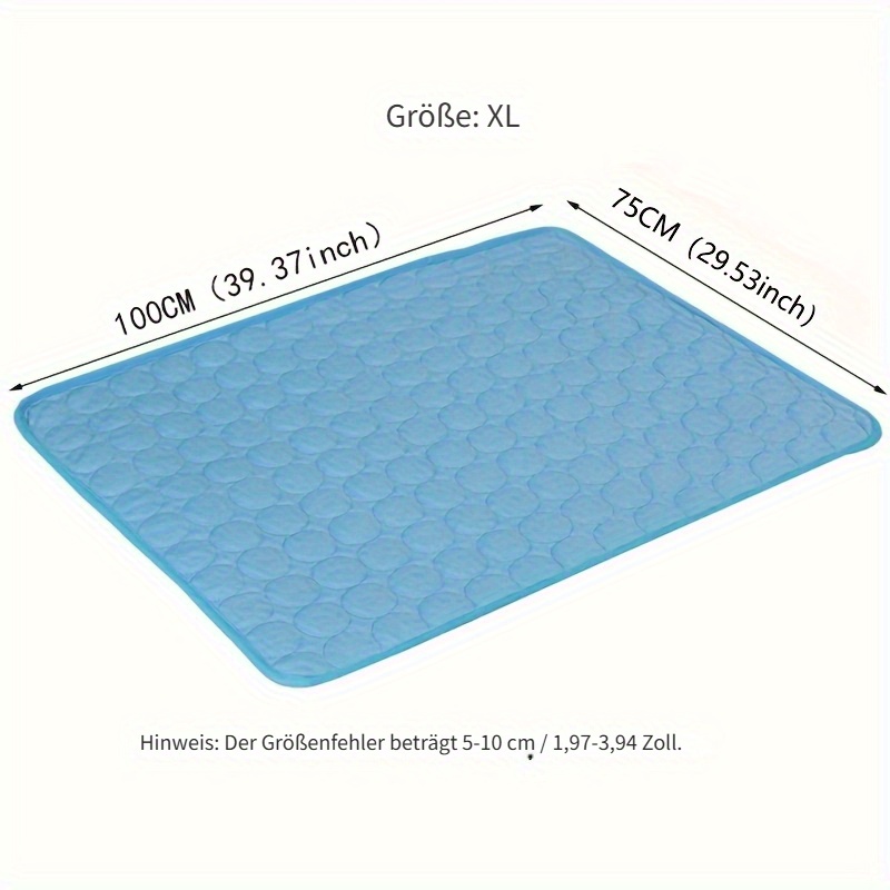 Hundekühlmatte Für Katzen & Kleintiere | Atmungsaktive Kühlunterlage S & L | Anti-Rutsch
