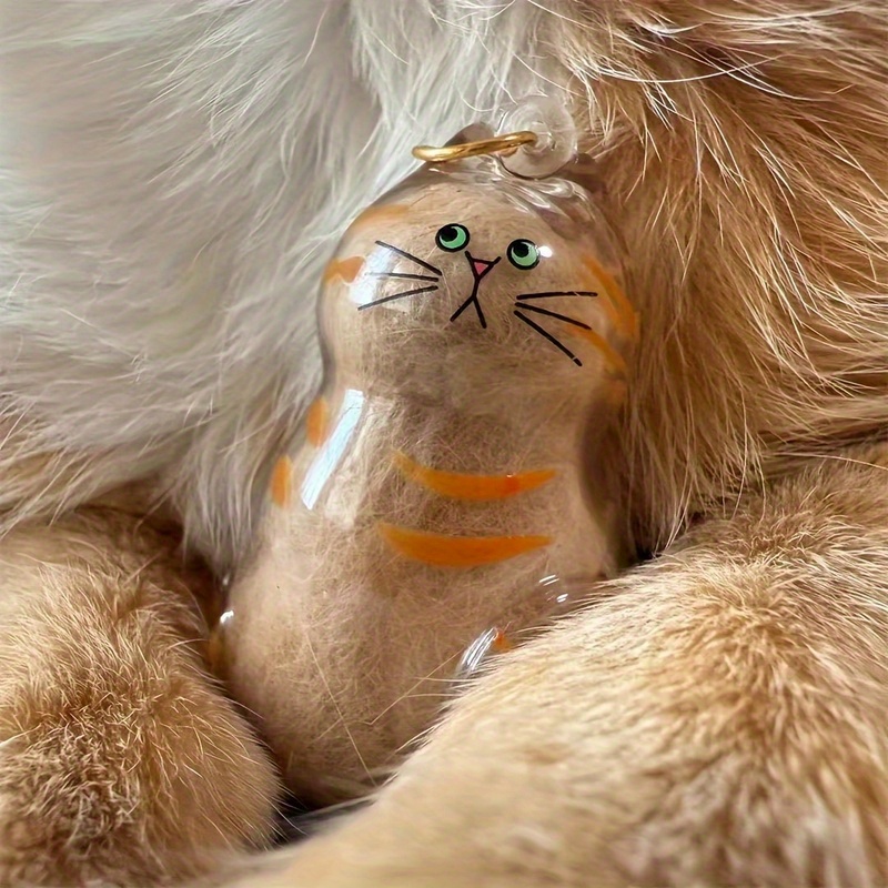 2/3/5pcs transparent cat hair storage box, hair keepsake box