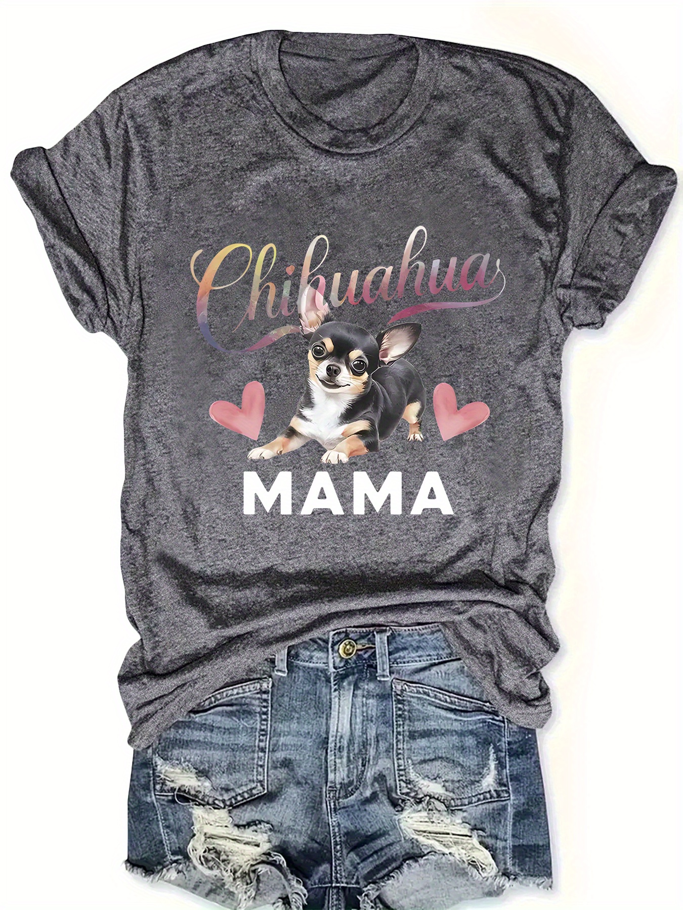 chihuahua t shirts sold on Temu United States