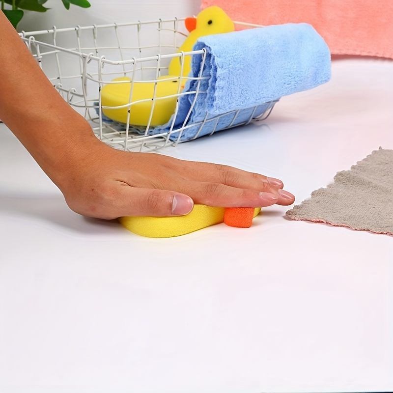 Bath Sponge, Polyester Material, Multifunctional for Shower & Cleaning