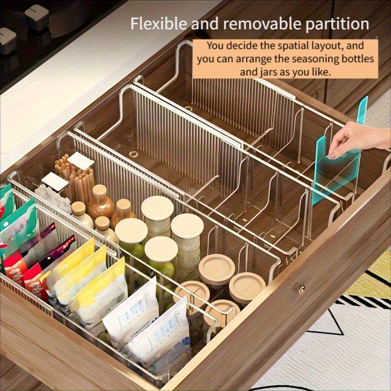 2-Pack Pull Out Cabinet Drawers - Expandable Kitchen Organizer For Pots, Pans, Heavy Duty Storage