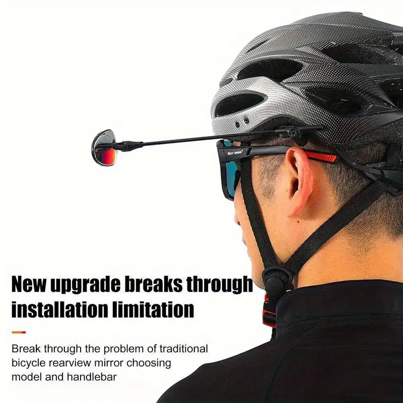 adjusting bike helmet morror Take A Look Cycling Mirror This helmet mirror clips right onto your vented bike helmet 360 adjustable bike helmet mirror