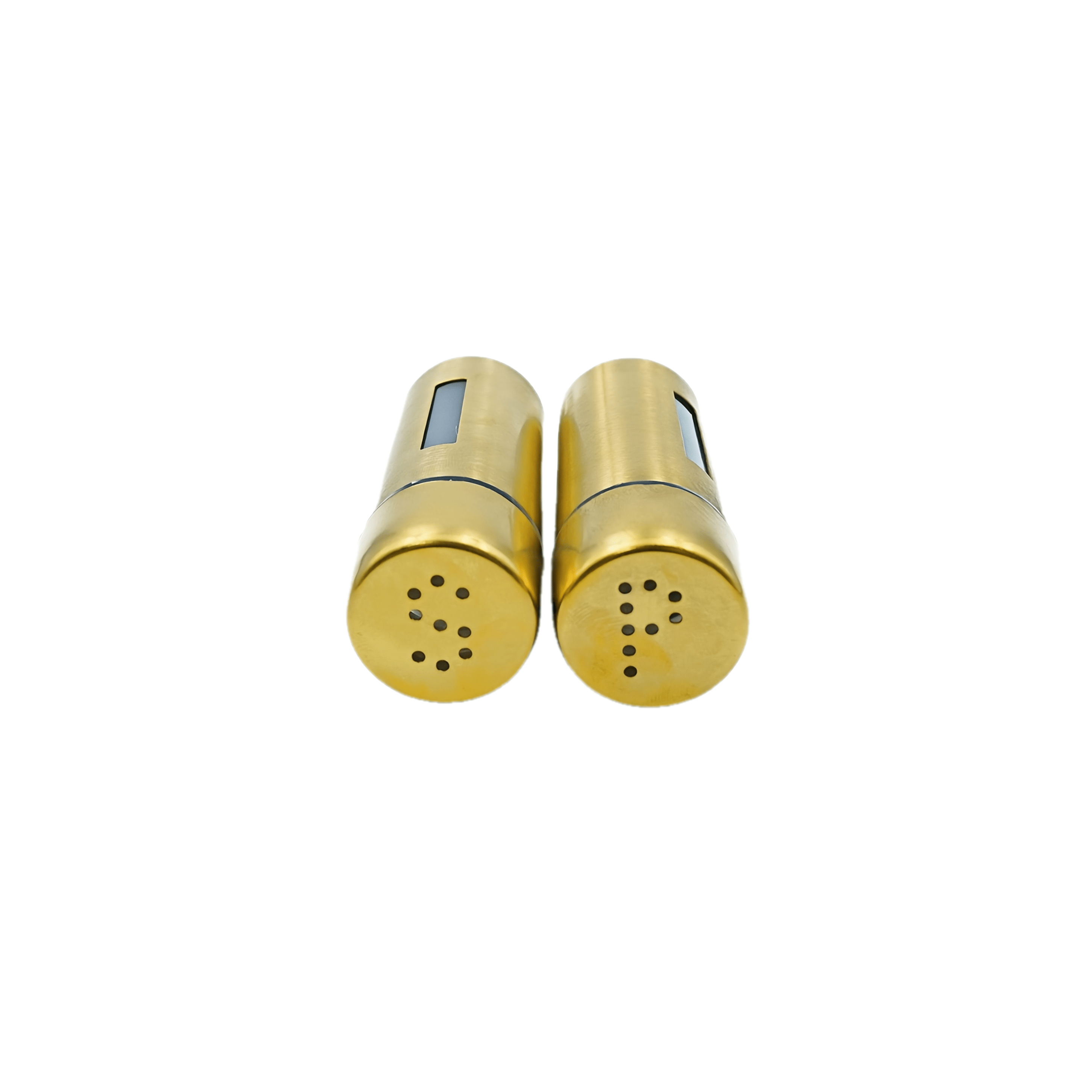 E-shop Küchensalz- und Pfefferstreuer Set/Goldplattiertes Gewürzdosen-Garnitur/Goldplattierte Gewürzmischungsdose/Hochwertige Goldplattierte Salz- und