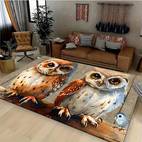 850g m featuring with big eyes standing on a wooden pole accompanied making it for halloween easter and christmas non slip and machine washable suitable for laundry rooms bathrooms living rooms bedrooms kitchens and outdoor areas