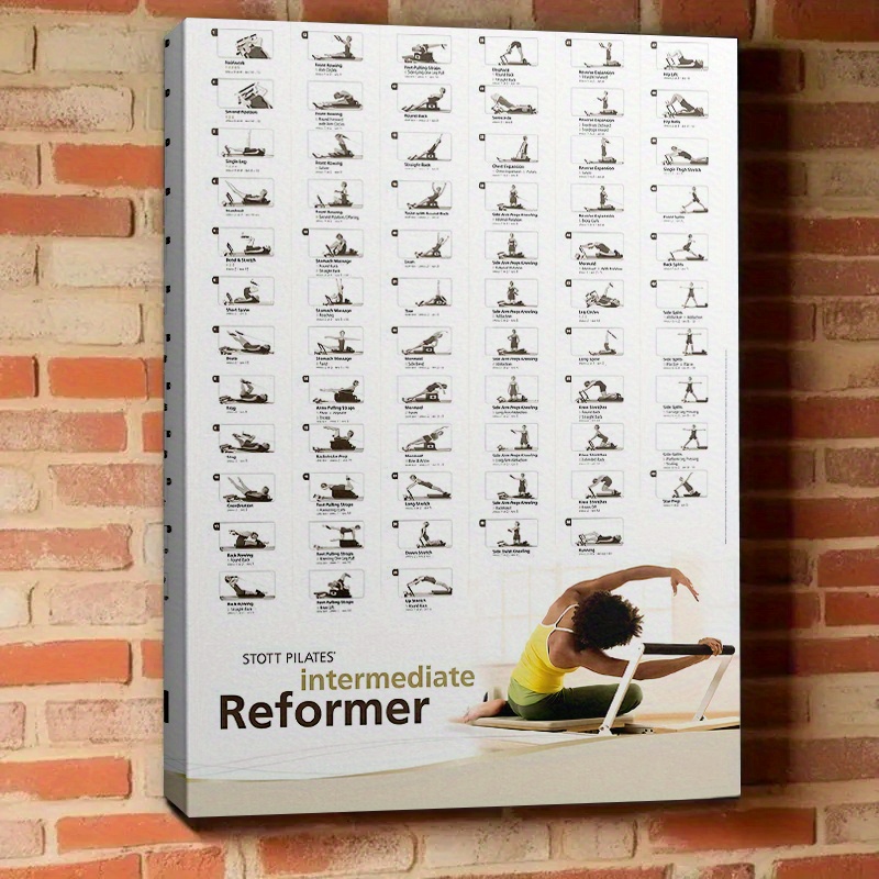 1pc pilates reformer workout poster Temu United Kingdom