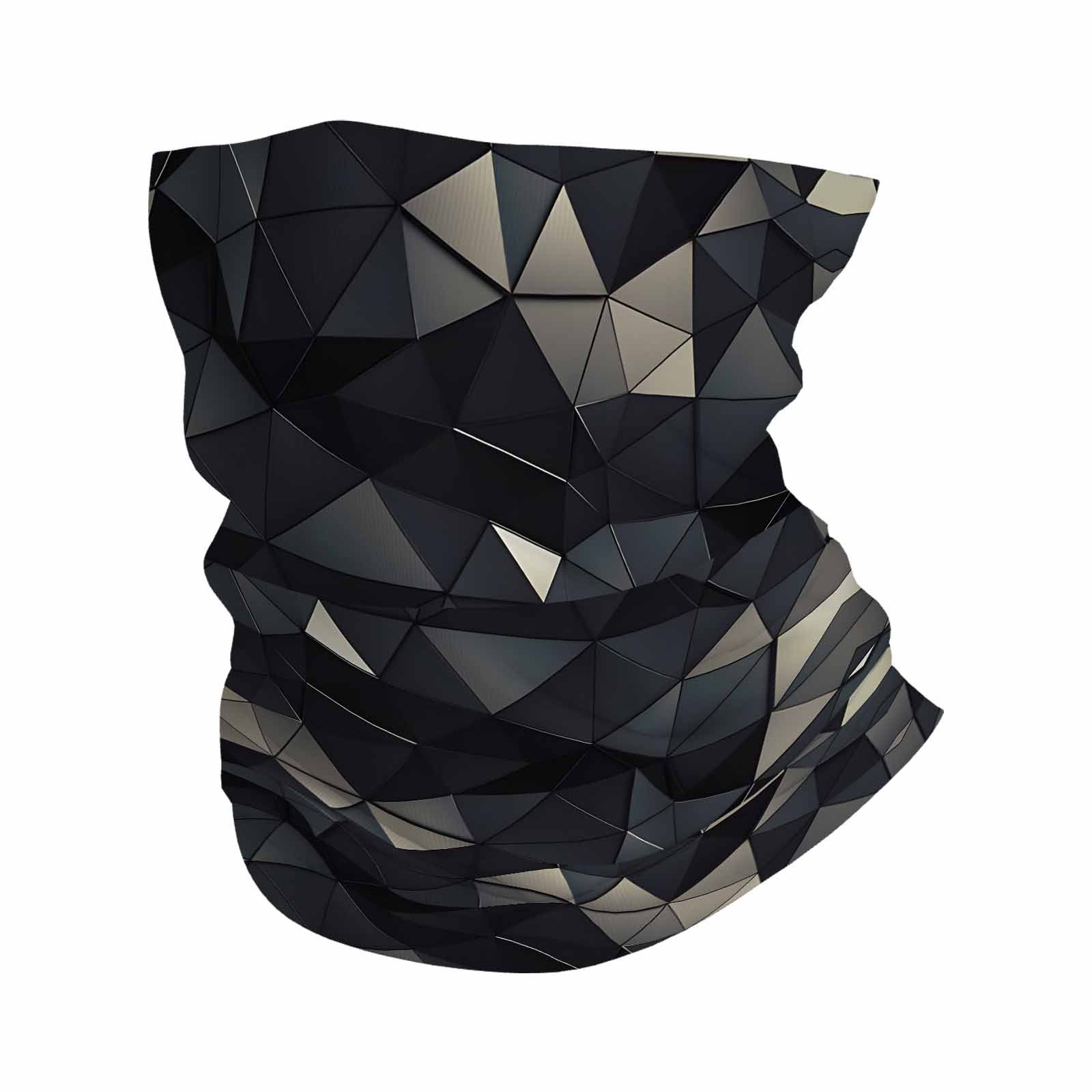 Image of Abstract, Triangular, Geometric Multi Functional Print Scarf Men Women Unsix Mask Neck Mask Suitable Outdoor And Headscarves Family Gatherings Holiday Events Gifts For