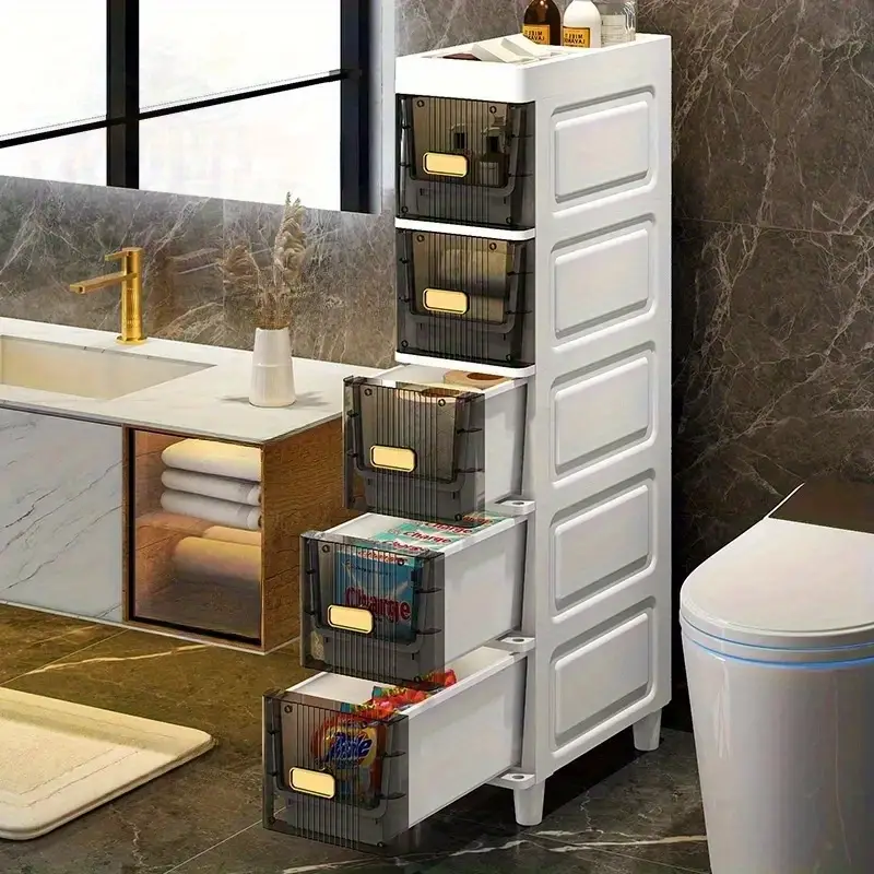 Narrow Vanity Pull-Out Drawers: Maximize Space with Stylish Storage