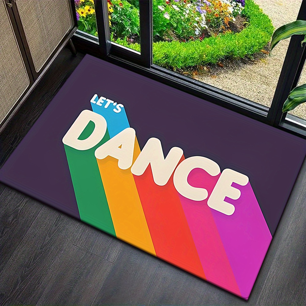 TEMU 1pc "" Printed Doormat, Suitable For Kitchen Floor Mats, Hallway Floor Mats, Bedroom Entrance Floor Mats, Bathroom Floor Mats, Bathroom Entrance