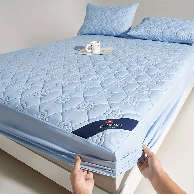 1pc Bedroom Mattress Protector, Non-slip Fitted Sheet