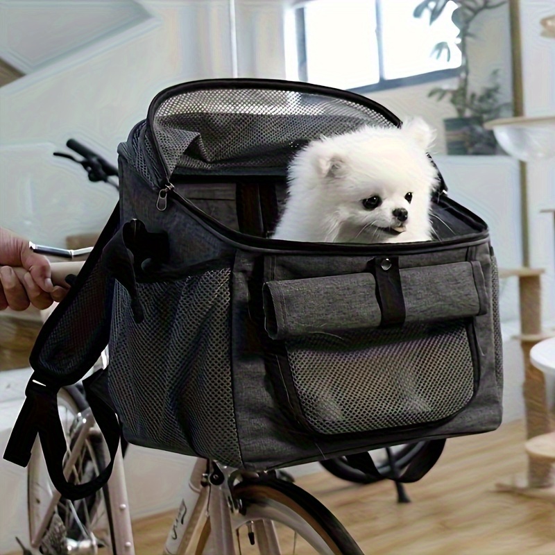 Bicycle Basket Bicycle Front Basket Foldable Pet Bike Basket