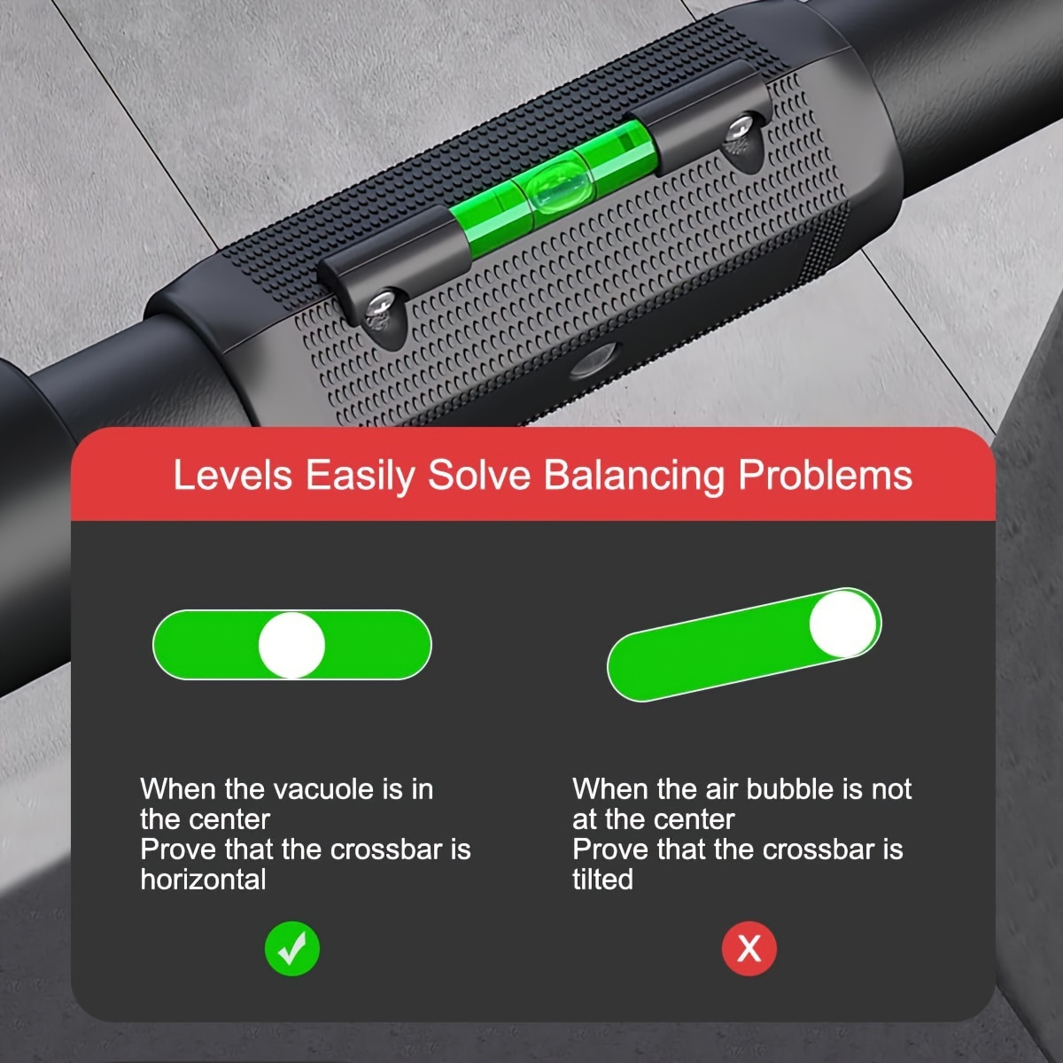 Doorway Pull-Up Bar - No-Drill Installation, Adjustable Width with Auto-Lock, Heavy-Duty Pull-Up & Pull- System Suitable for Home Gym Workouts, Door-Mounted Strength Training Bar (No Drilling Required)