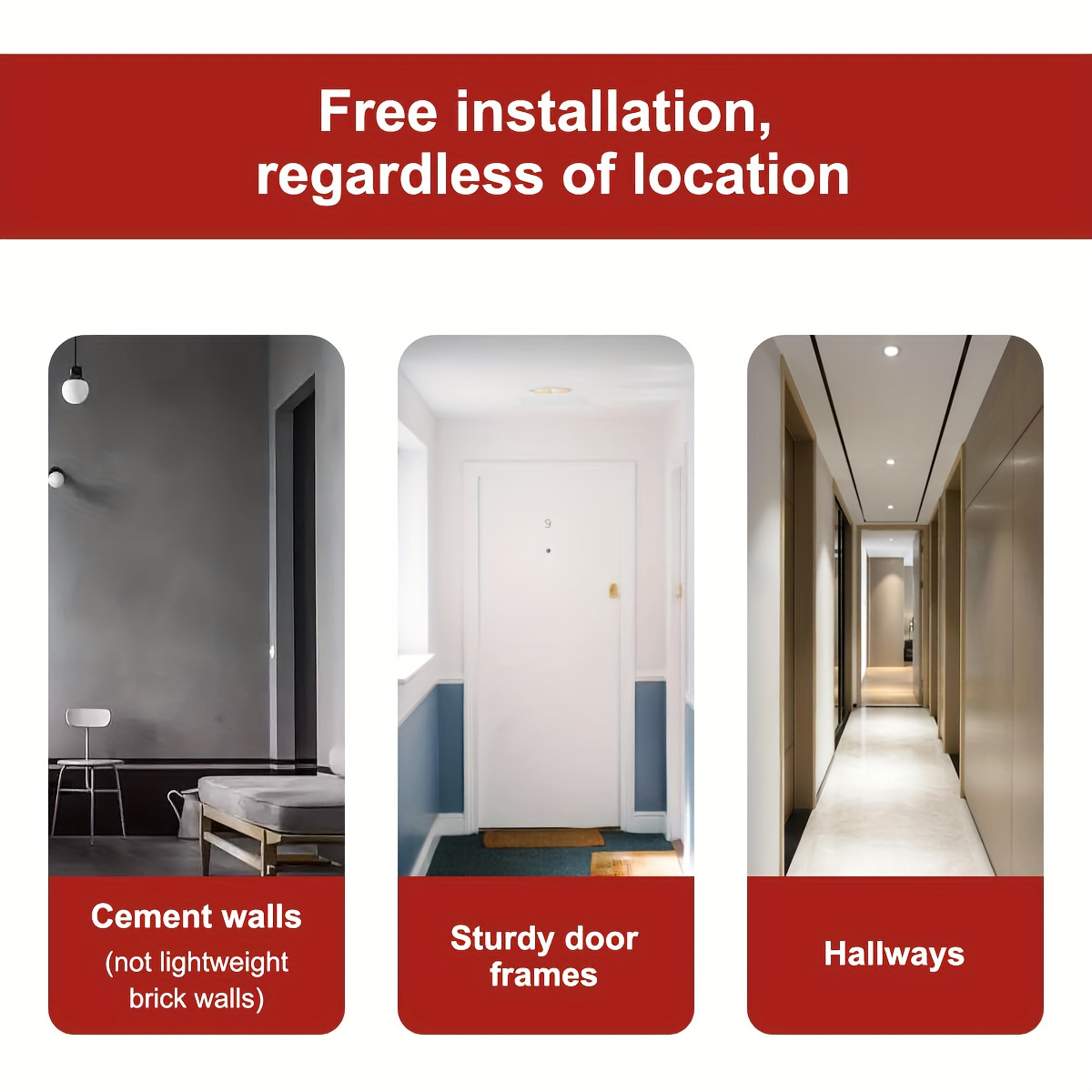 Doorway Pull-Up Bar - No-Drill Installation, Adjustable Width with Auto-Lock, Heavy-Duty Pull-Up & Pull- System Suitable for Home Gym Workouts, Door-Mounted Strength Training Bar (No Drilling Required)