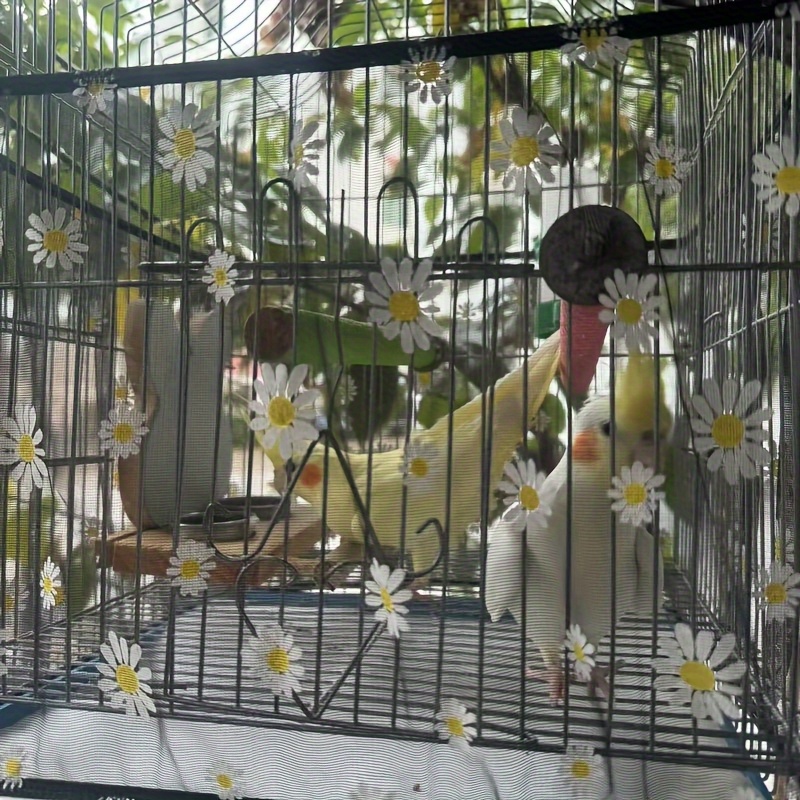 Retractable Birdcage Seed Catcher Net-Soft Breathable Mesh Cover... product image 12