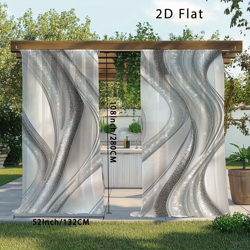 TEMU 2d Flat, 2pcs, 2d Flat Printing Rod Curtains, Ceiling To Floor Curtains, Cortinas Para Ventanas Grandes, Kitchen Curtain, Curtains Farmhouse,