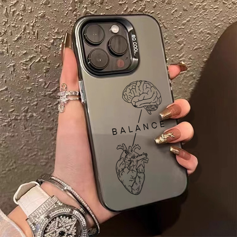 TEMU Phone Case: Heart & Suitable For Iphone 17/17air/17promax/16/16plus/16pro/16promax/15/15plus/15pro/15promax, 14/14plus/14pro/14promax,