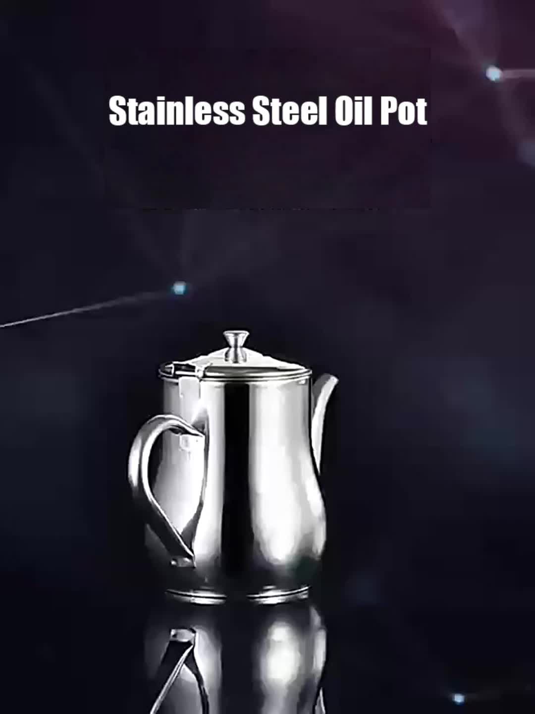 Stainless Steel Oil Grease Strainer Jug – Emmeistar