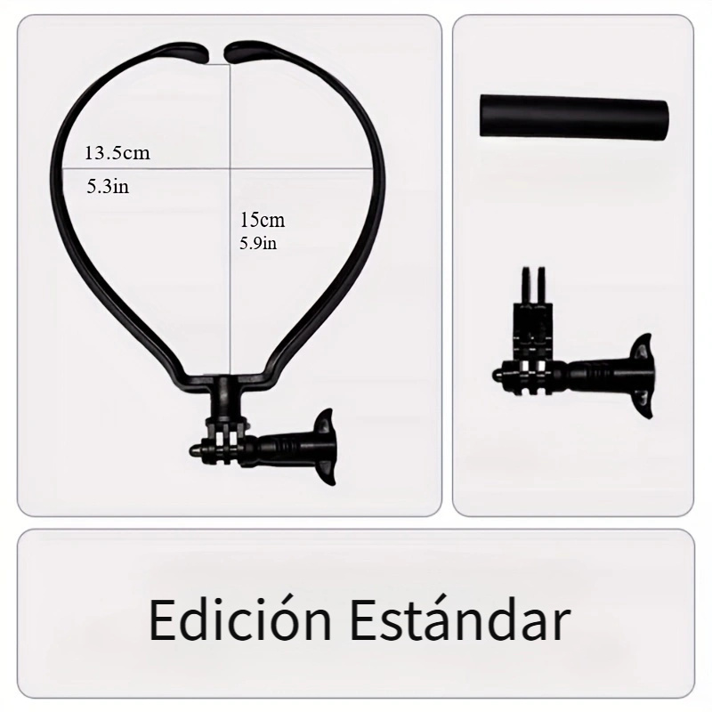 Alternative view of Soporte Móvil Versátil para Teléfono con Correa de Cuello, Rotación Multiangulo para Vlogging, Pesca y Ciclismo