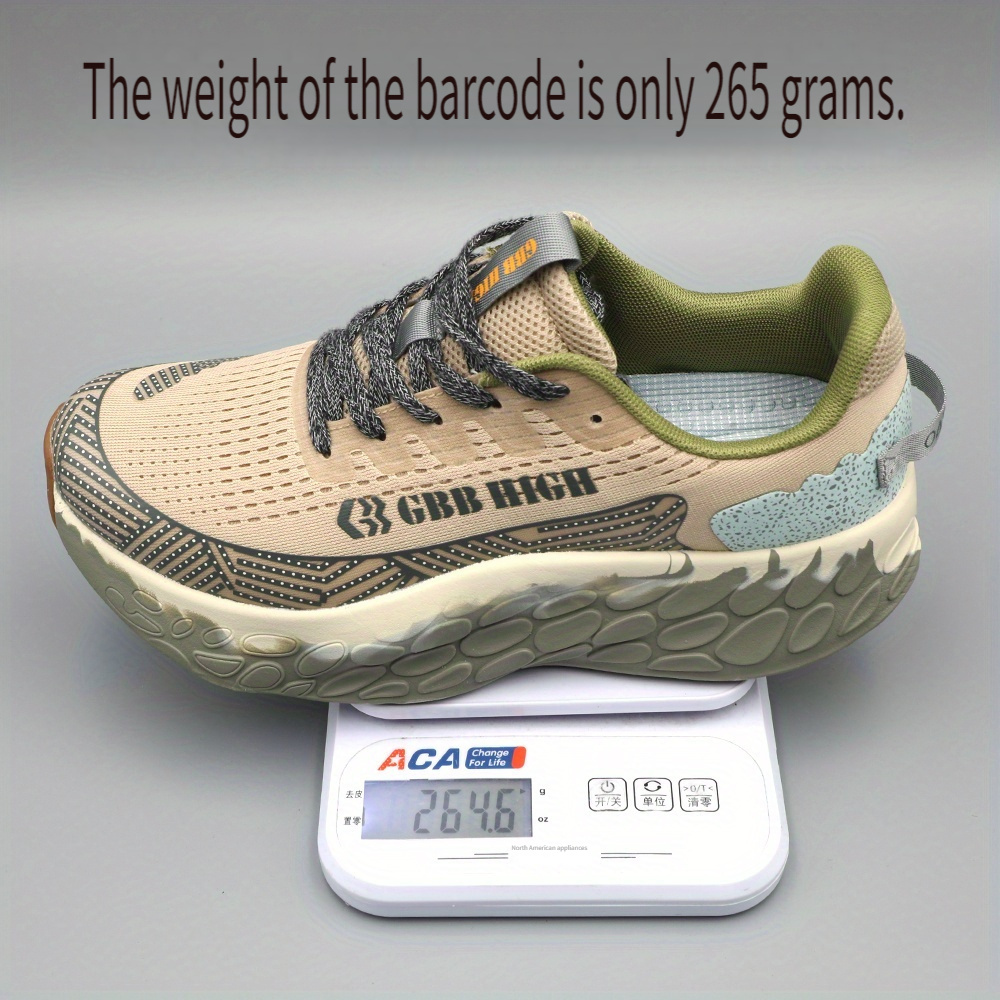 Men'S Thick-Soled Height-Increasing Sports Casual Shoes, Comfortable And Lightweight, Shock-Absorbing Outdoor Jogging Shoes, Slip-Resistant And Breathable Hiking Footwear