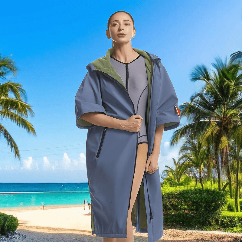 Surf Poncho Neopren - Wickeltuch Bademantel Für Erwachsene