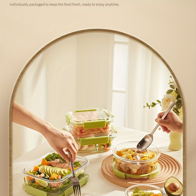   grade partitioned glass lunch boxes and high end preservation containers Product details 8