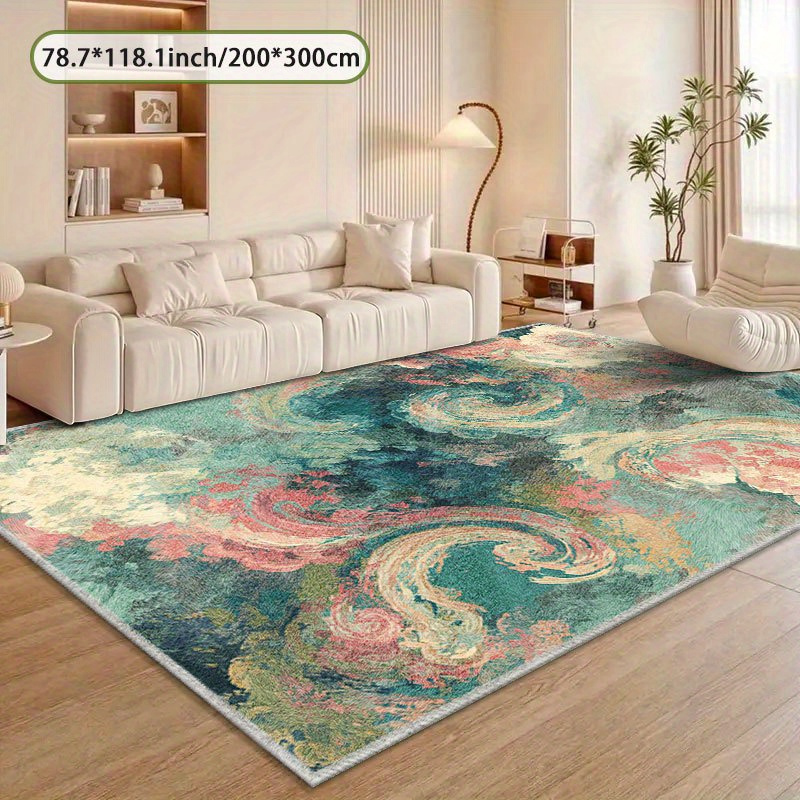 abstract rugs sold on Temu United States