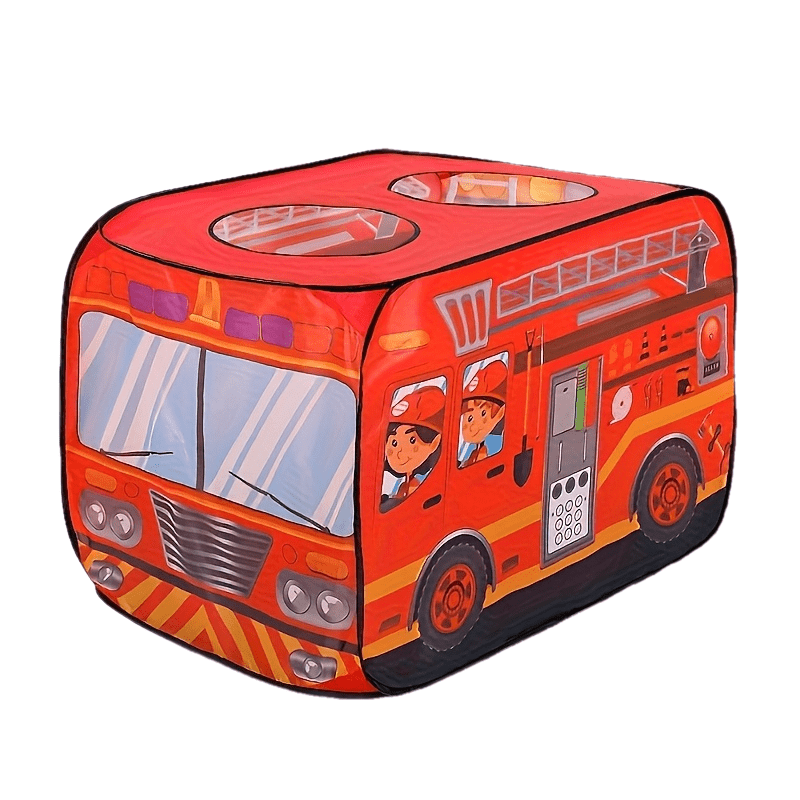 TEMU Tente de jeu sur le thème des camions de pompiers en petits pompiers en quelques secondes, offrant une conduite simulée pour un tas de plaisir.