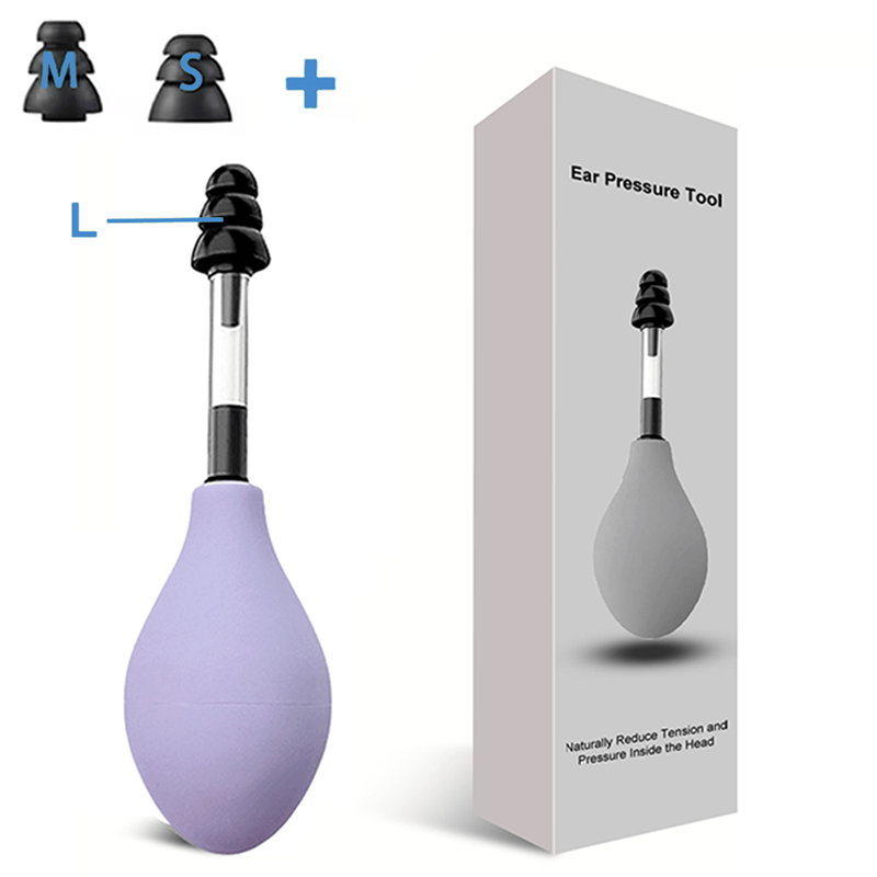 1 Device Xunhaoo Portable Ear Pressure Tool with 3 Sizes Soft Earplugs Suitable for Migraine, Tension Headache & Tinnitus - Travel-Friendly Earplug Massager Device - Image 8