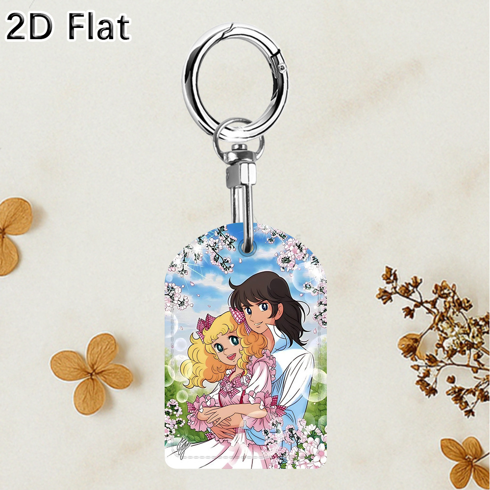 TEMU 1pc Candy Keychain Card Holder - Perfect Gift For , Durable Id Card Holder With Key Ring, Suitable For Keys, Credit Cards, And Building Access