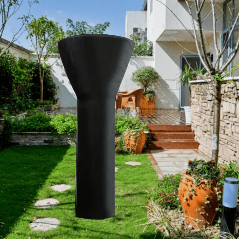 TEMU 1pc Patio Heater Cover, Outdoor Heater Cover, Easy To Cover, Heater Cover For Standing Heater, Fits For East Oak, Fire Sense, .