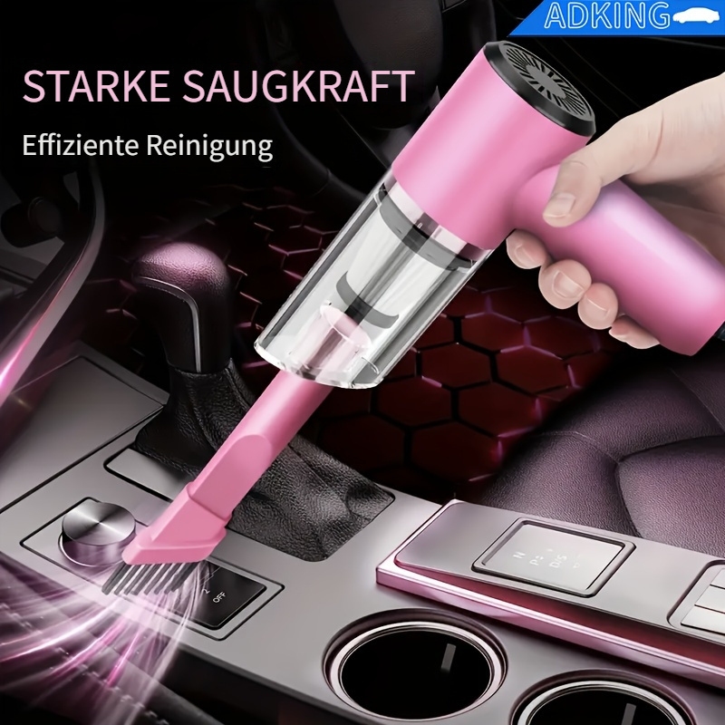 leistungsstarker 12-v- sauger mit handheld-design – ideal für tierhaare,     – inklusive zubehörset