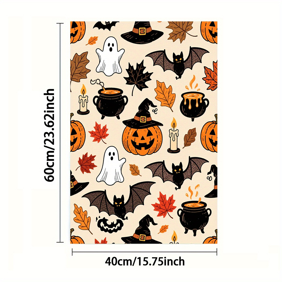 TEMU Lot de 1 ou 2 torchons de cuisine à motif citrouille d'Halloween, élégants et absorbants, doux, confortables, durables, adaptés pour de bain, ,