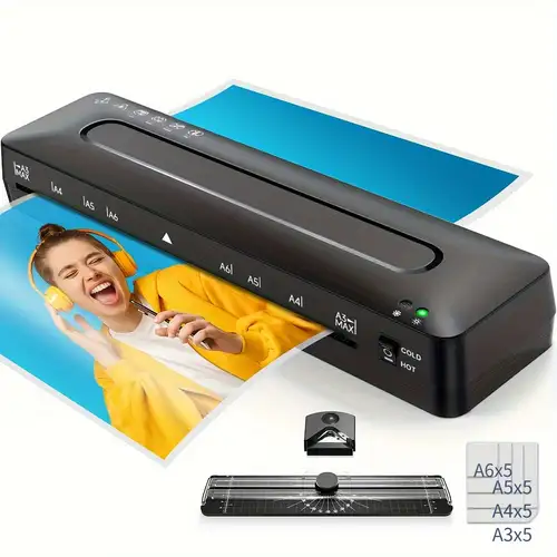 TACKLIFE Laminiergerät, A4 A5 A6 Laminiermaschine 2 Rollersysteme 250mm/min TACKLIFE Laminiergerät, A4 A5 A6 Laminiermaschine 2 Rollersysteme 250mm/min