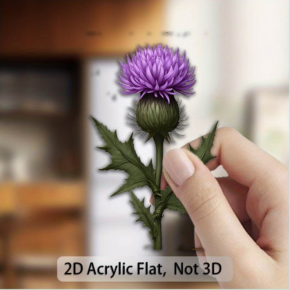 TEMU 1pc 2d Flat Printed Refrigerator Magnet Decorative Sticker, Refrigerator Magnet, Bright And Long-, Stable Adsorption And Not Easy To Fall Off,