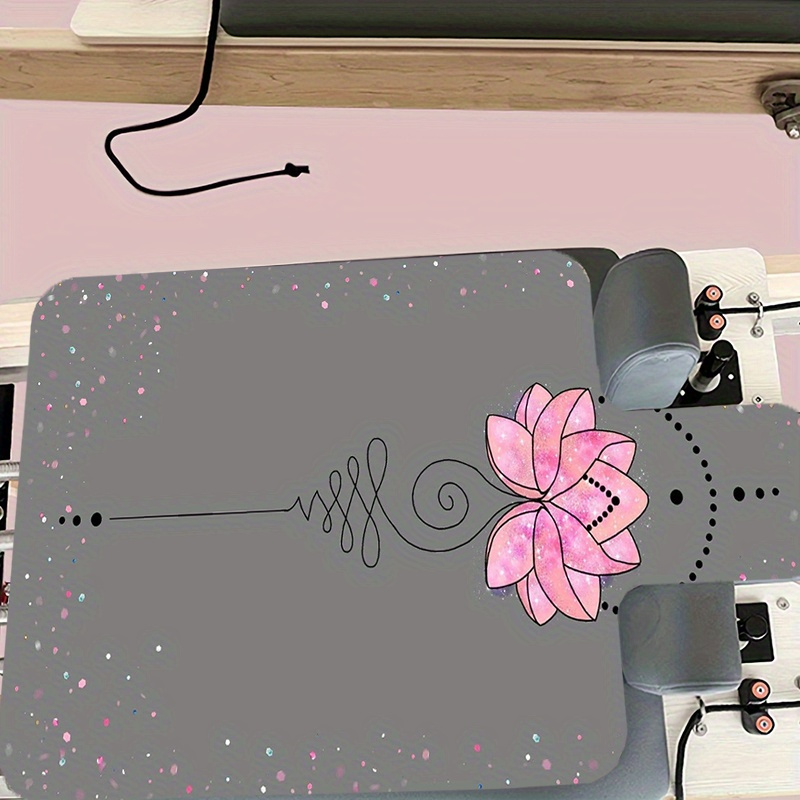 TEMU 1 tappetino stampato per Bed Yoga, tappetino per Pilates modificato, design assorbi-sudore e antiscivolo, tappetino protettivo antiscivolo per