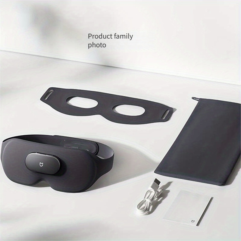 The Xiaomi Eye Massager Features a Hot Compress for The Eyes, Has Four Separately Controlled Vibration Motors, Offers Two Temperature Settings, Provides Three-Dimensional Light Blocking, Is Made of Soft Fabric
