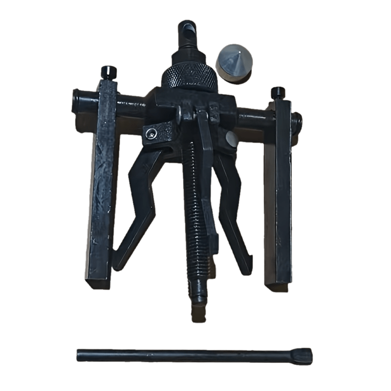 TEMU Heavy-duty Bearing Puller With Three-jaw & Drum - Inner Bore Bearing Removal Tool For Automotive, Appliance, Washing Machine Repairs - Professional-grade Bearing Disassembly Equipment