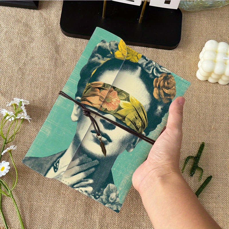 TEMU Protective Case For Ebook Featuring A Woman With A Floral Blindfold And Crown, Designed For A 6-inch Compatible With Paperwhite Voyage And 5th