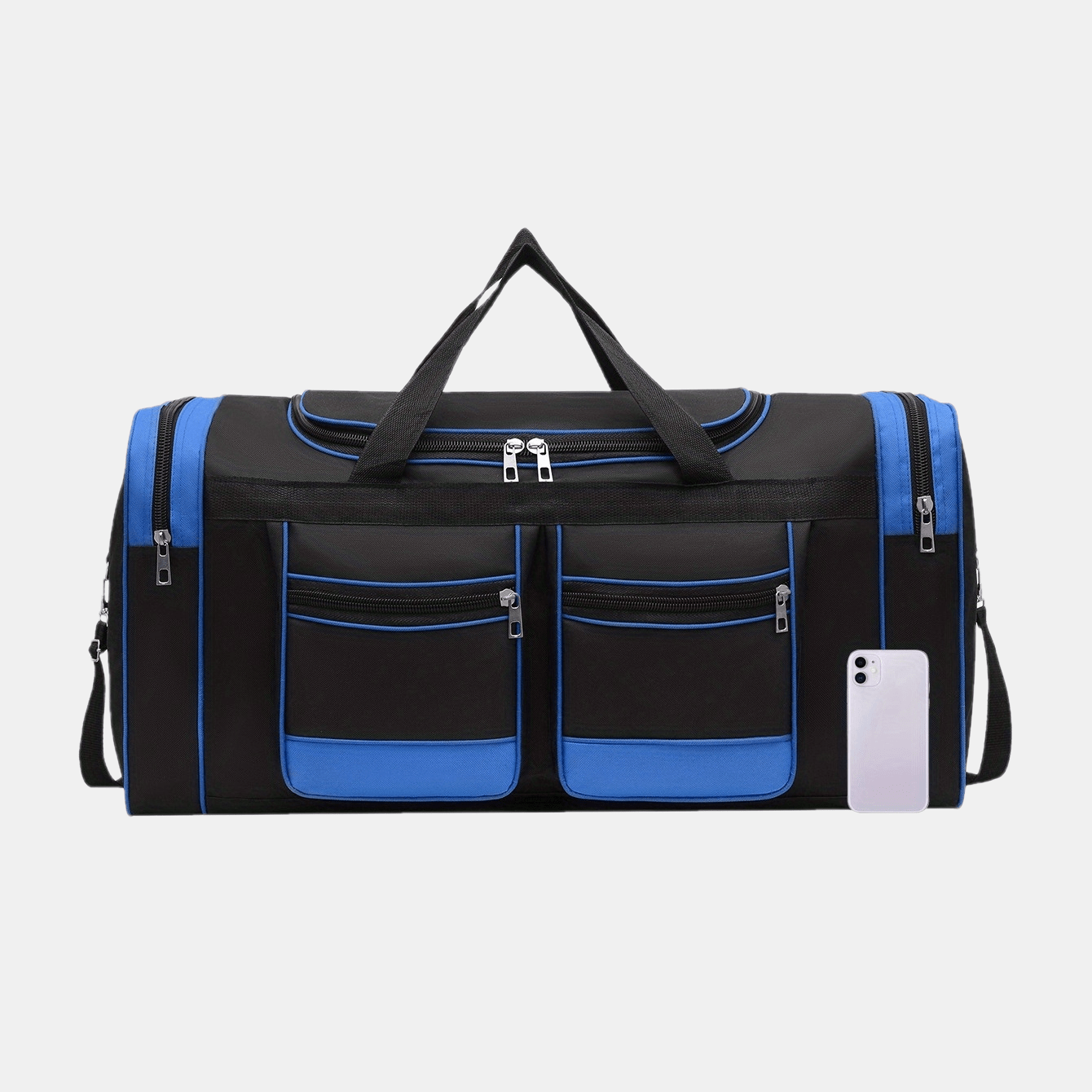E-shop faltbare Reisetasche, Sport-Fitnesstasche, extra große Reisetasche mit mehreren , Outdoor-Flugzeug-Umhängetasche