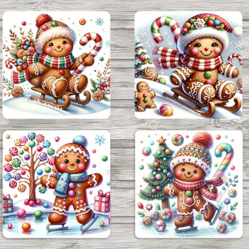 square wood coasters sold on Temu Australia