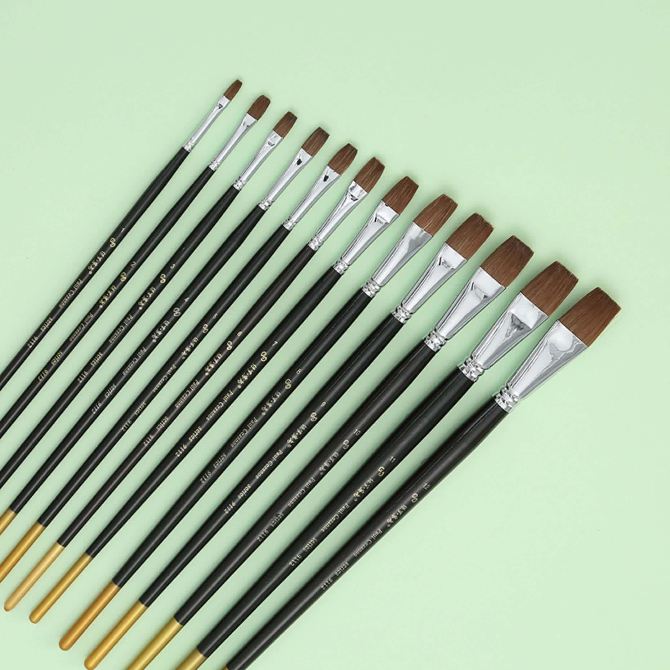 9112 Painting Brush Set with Free Storage Box, High-Quality Brushes