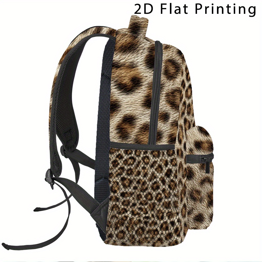ショルダーバッグ・ポシェット GREEN STUFF Partial string shoulder backpack R4 leopard prin ur,backpack_front,square,
