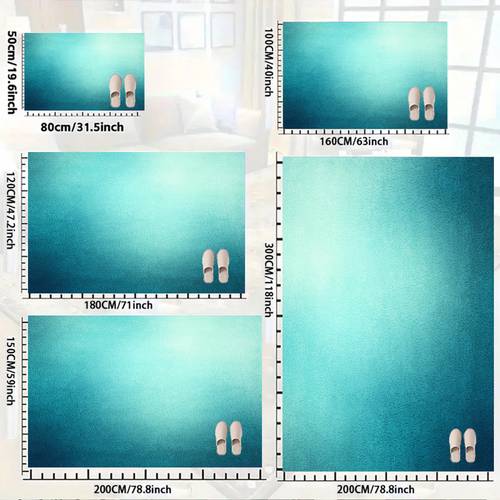 turquoise area mat extra large non slip machine washable mat room bedroom mat with modern plush floor mat for living room bedroom office entryway easy decor texture