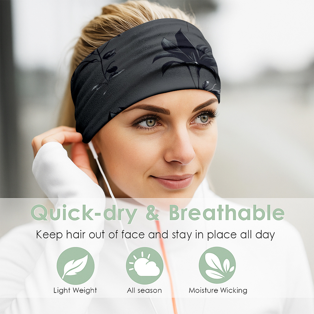 a pack 1 womens headband featuring a soft stretchy gothic  display picture 2