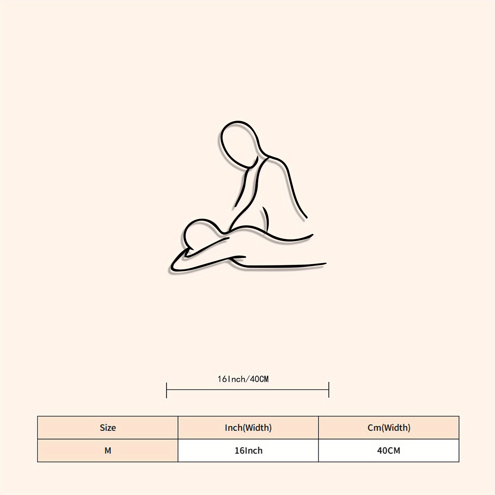 TEMU 1pc Body Massage Acupressure Massage Open Massage Spa Massage Wall Art, Spa Massage Wall